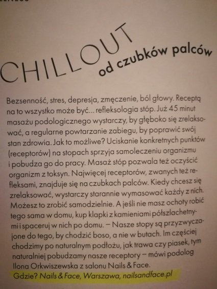 treść artykułu o chillout